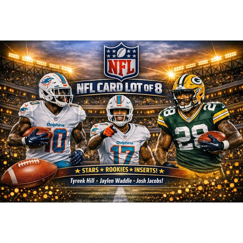 Lot Of 8 NFL Base Cards